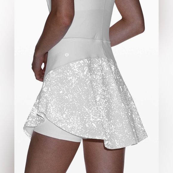 Lululemon Serene Stride Dress with Liner Shorts Size 10 white - Picture 2 of 12